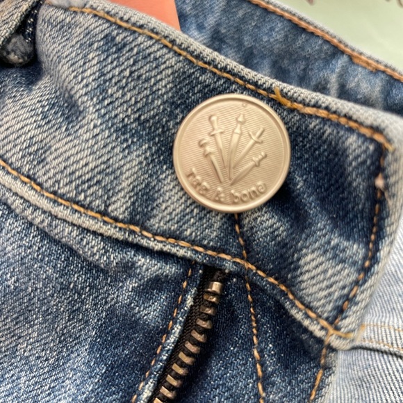Gorgeous blue denim Rag & Bone high waist jeans 😍 - Picture 9 of 10